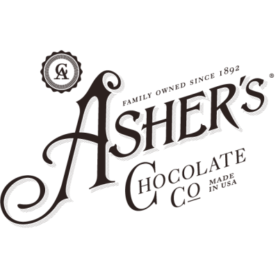Asher's Chocolate Co. Made in USA.